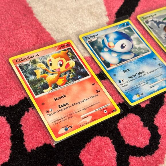 Chimchar 14, Piplup 15, & Turtwig 17 – TCG POP Series 6 – Holo Bundle - Picture 3 of 10